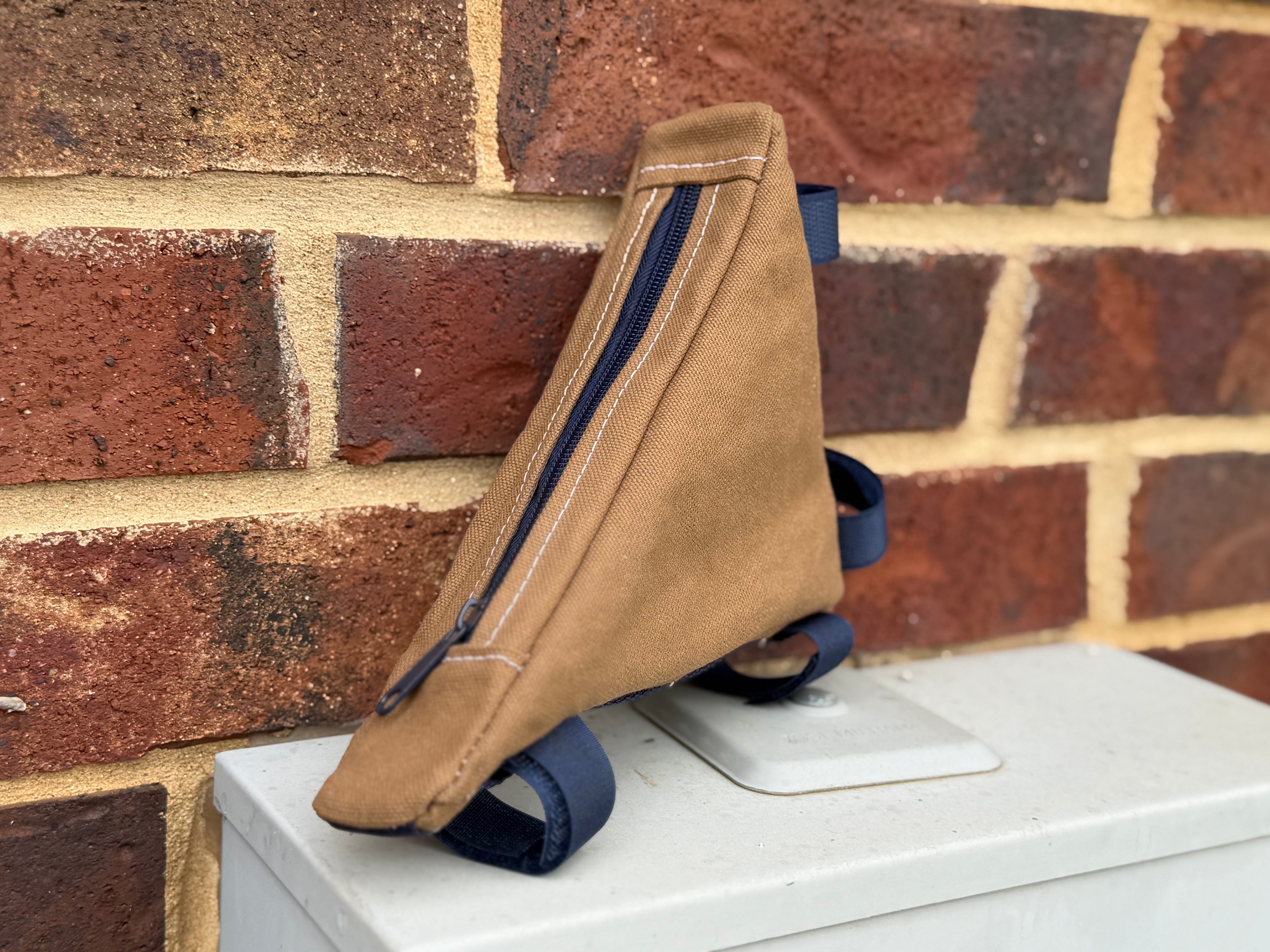 The Universal Frame Bag- Desert Canvas & Navy