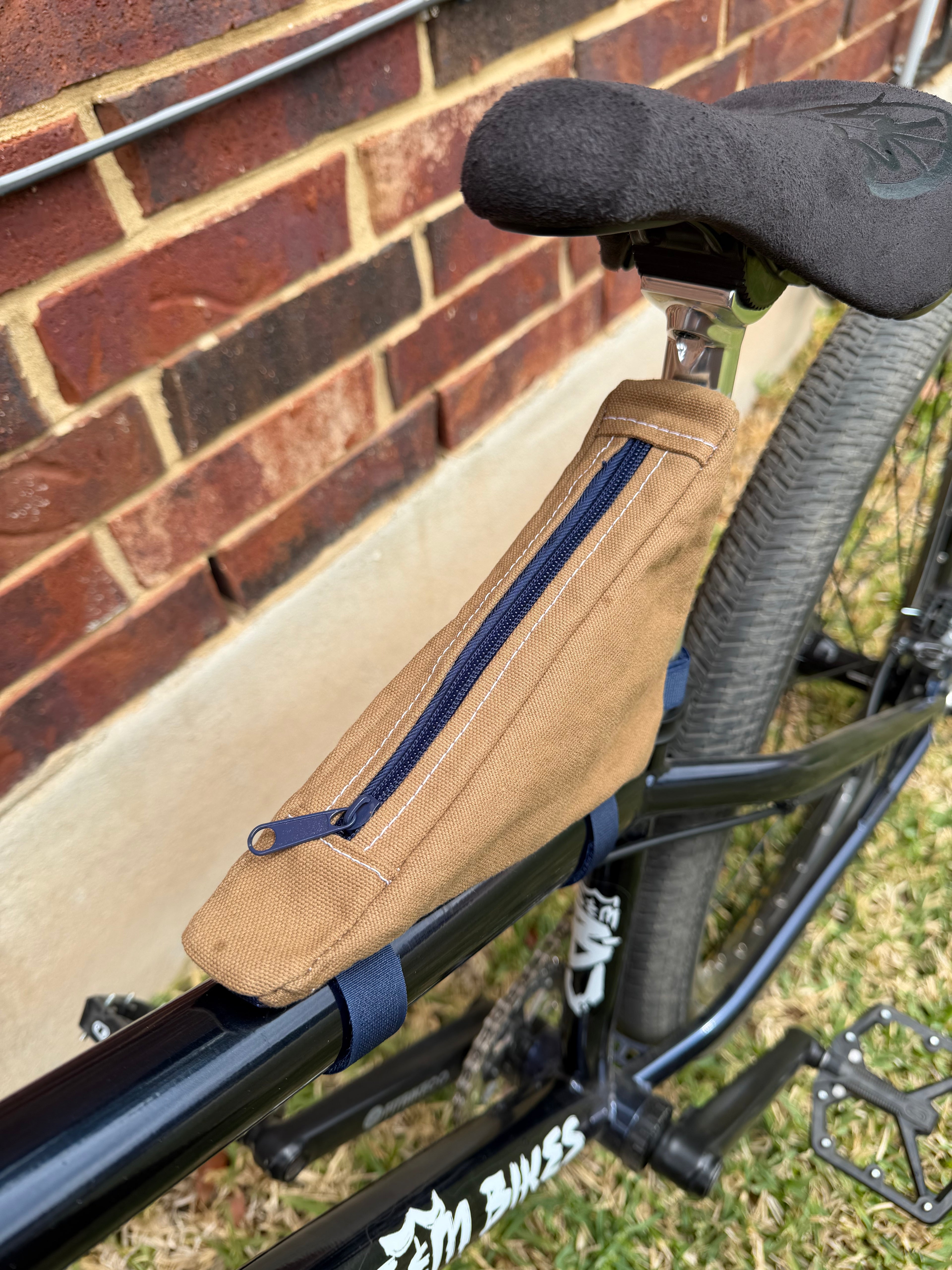 The Universal Frame Bag- Desert Canvas & Navy