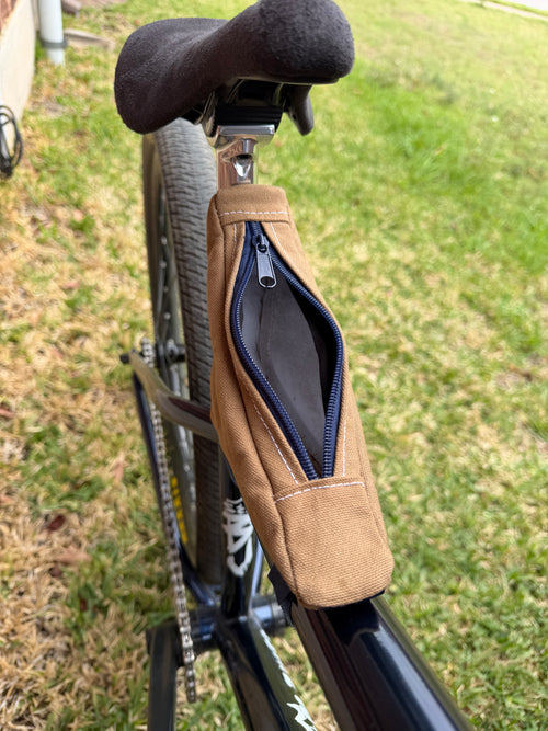 The Universal Frame Bag- Desert Canvas & Navy