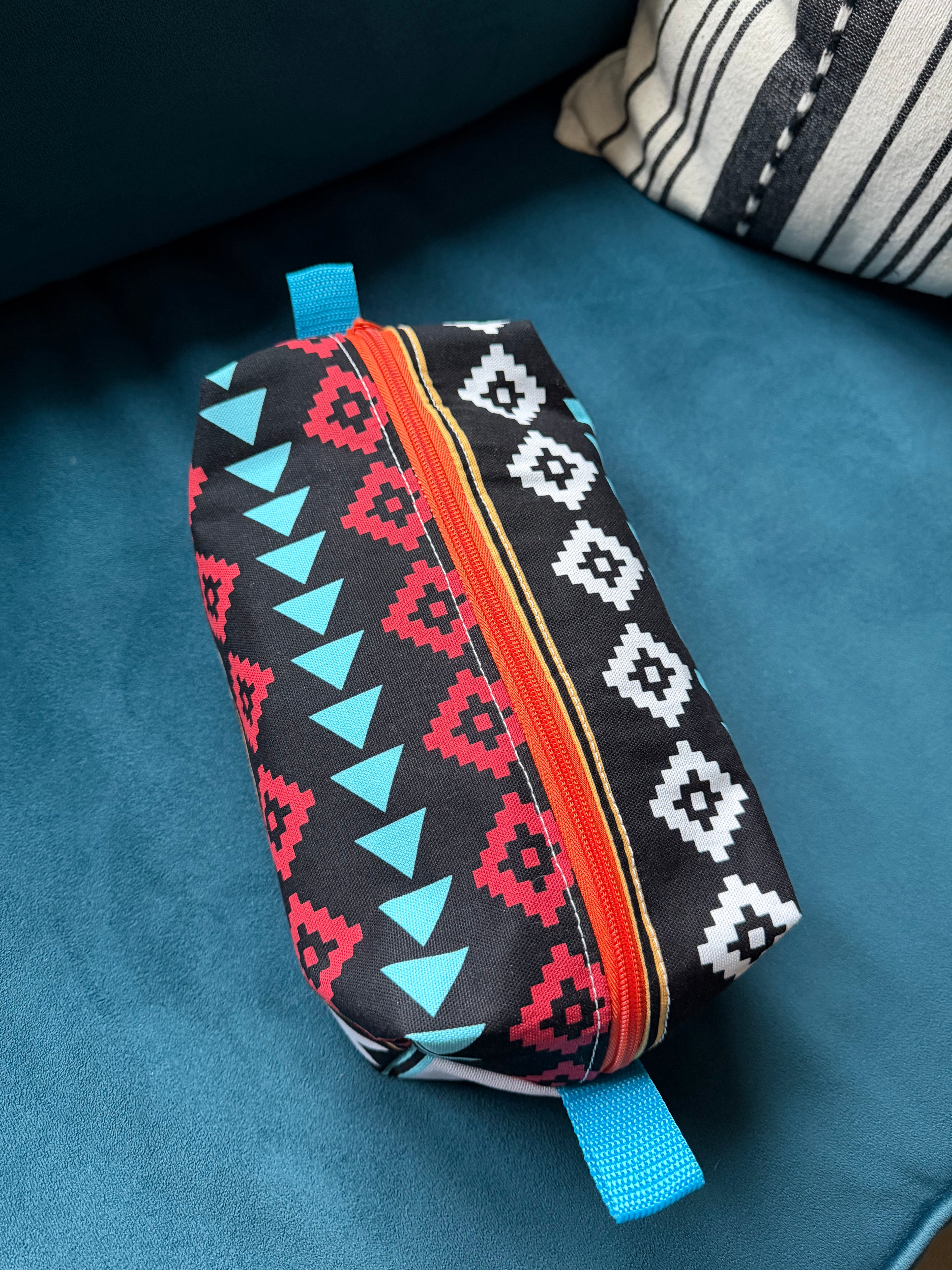 Utility Zip Pouch - Santa Fe print